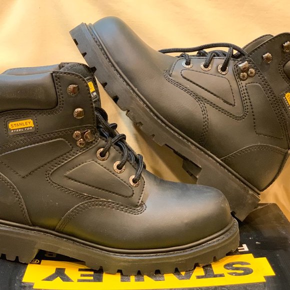 Stanley Men’s Steel Toe Work Black Safety Boots main image 7